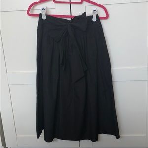 Spice Things Up Slub Cotton Midi Skirt